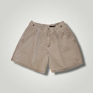 Vintage 90s Altitude Juniors High Waisted Pleated Shorts Gray Size 13